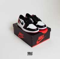 Nike Air Jordan 1 Low 'Bred Toe' (nu yeezy adidas sau bape)