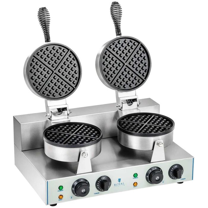 Професионален двоен гофретник Royal Catering RCWM 2600