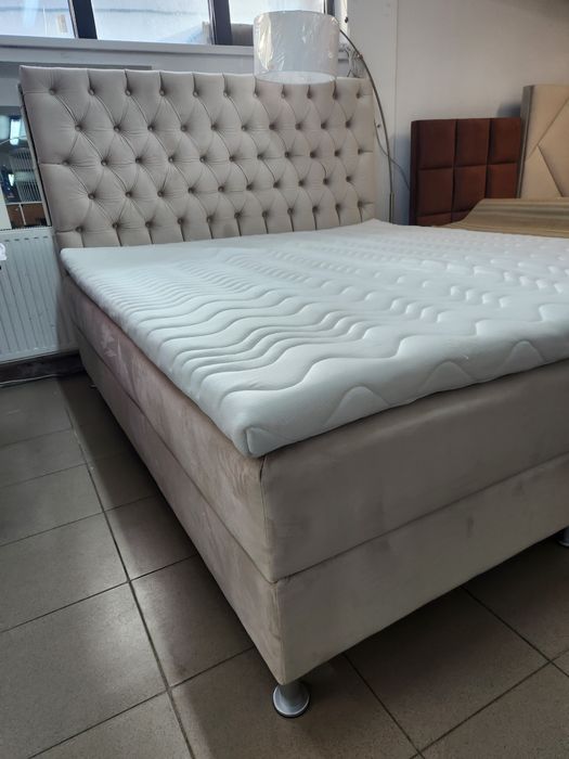 PROMOTIE Pat boxspring 180/200cm anthrazit