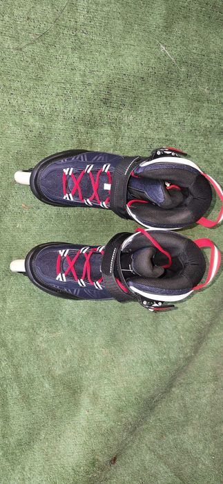 Role fitness FIT500 Albastru-negru; bărbați-OXELO