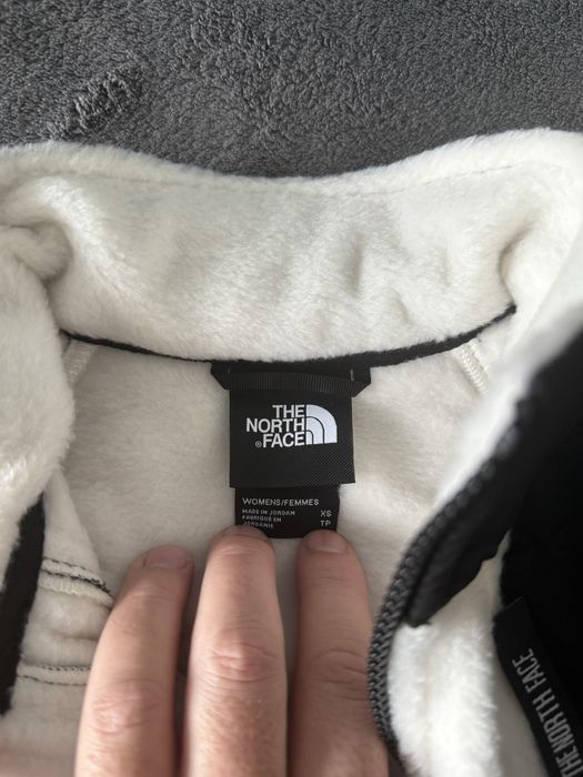 The North Face Polar Sun jacheta fleece dama alb cu negru XS noua