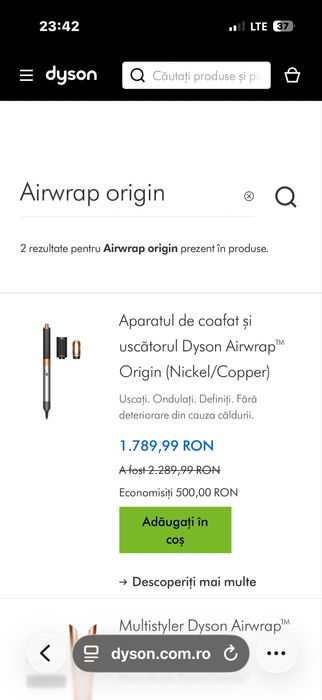 Dyson airwrap origin