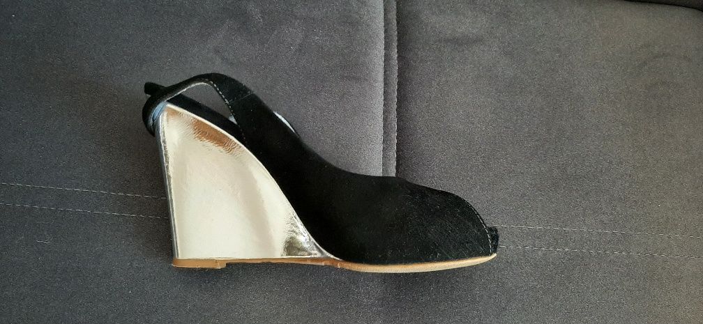 Sandale/pantofi piele intoarsa Anna Cori