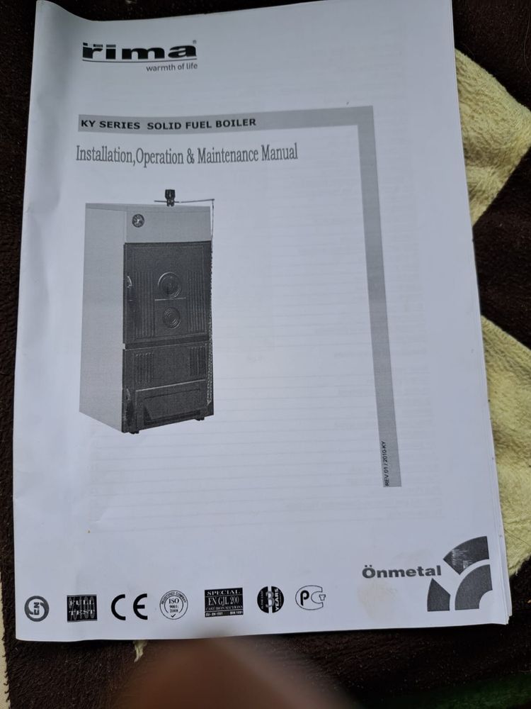 Cazan Fonta pentru Incalzire combustibil solid