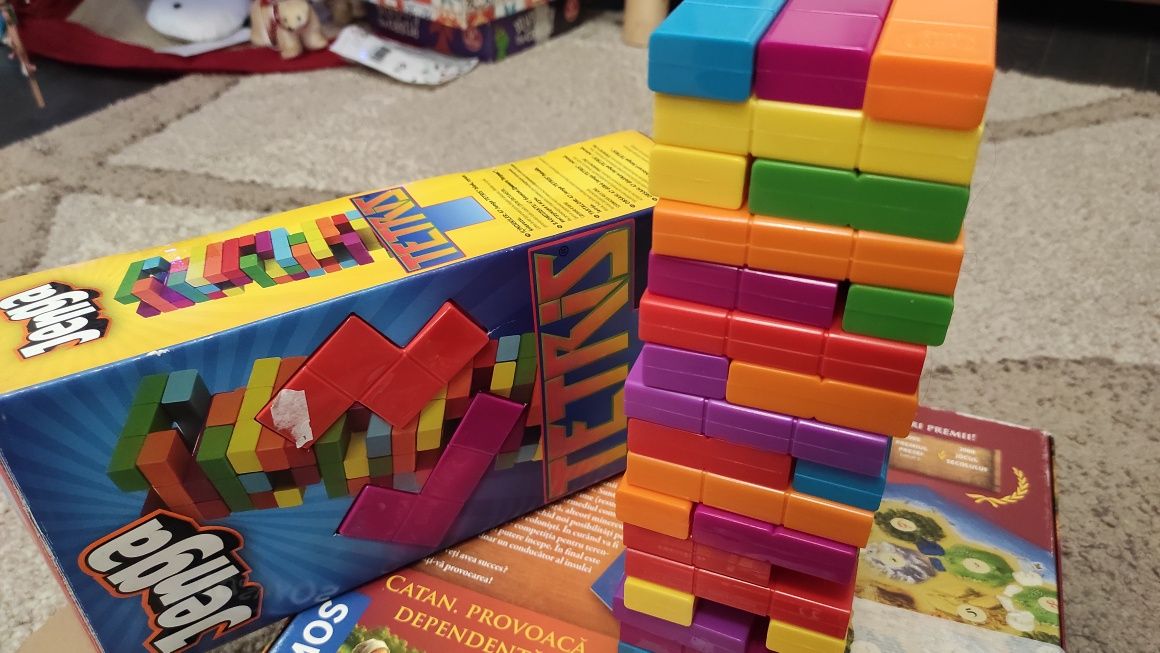 Joc Hasbro Jenga Tetris (47 piese)