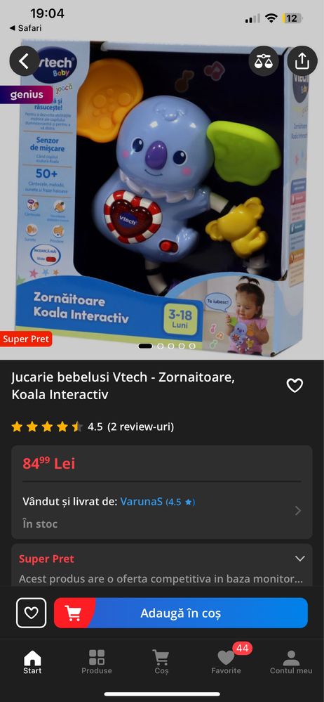 Jucarie koala Vtech