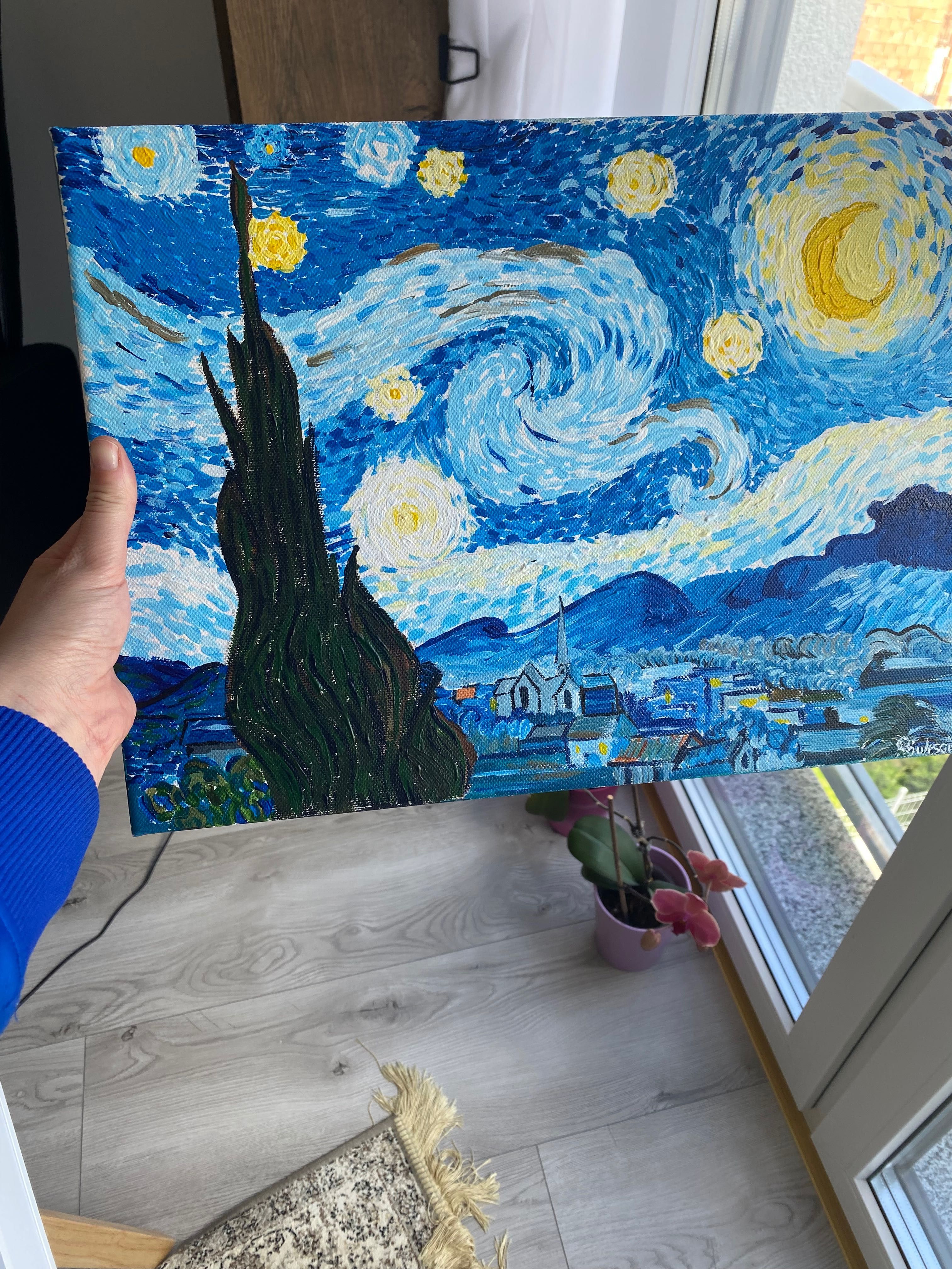 Tablou acuarela Van Gogh