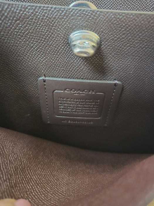 Чанта Coach естествена кожа