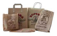 крафт пакеты с вашим логотипом бумажные пакеты нанесение лого от 10 шт