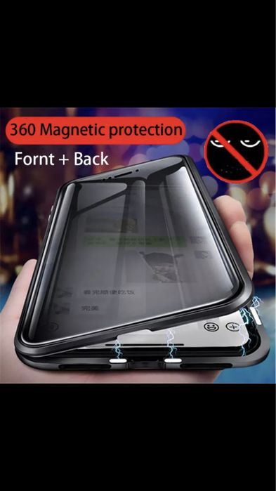 360• Градусов Магнитен Privacy кейс за IPhone 13,12 Mini ,11 Pro Max,