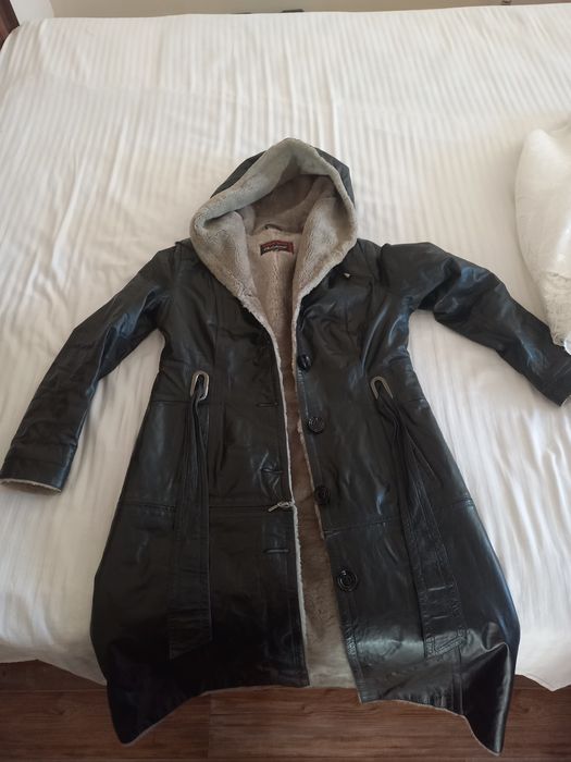 Дубленка коженная L