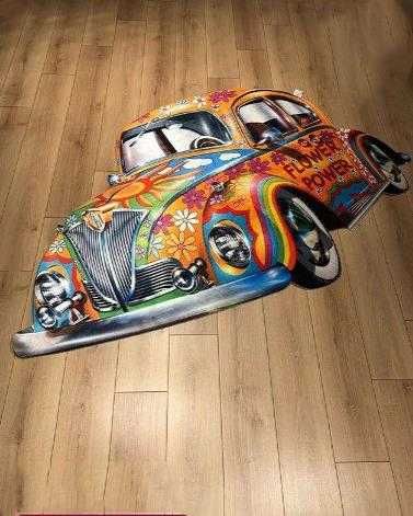 Килим за детска стая кола, 70/140 см