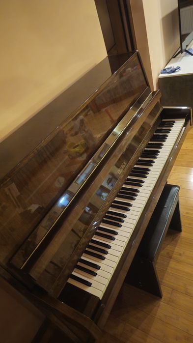 Pianina Petrof placa de bronz