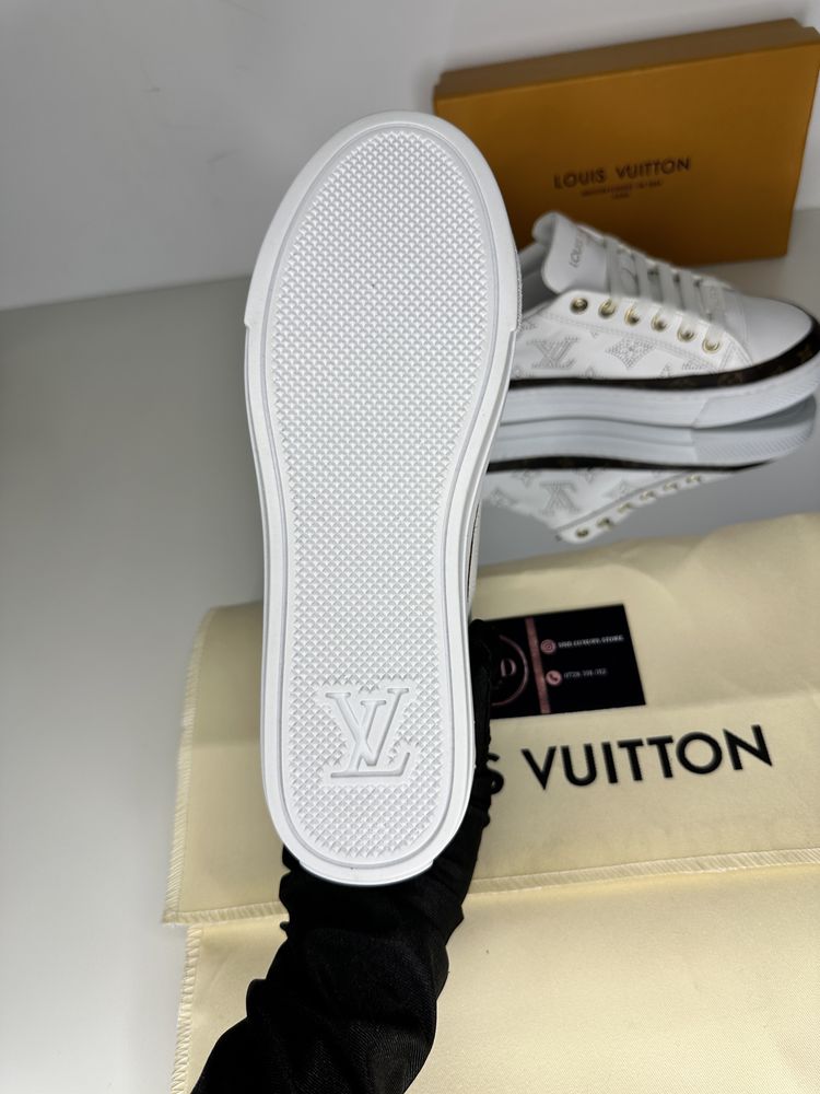 Adidasi sneakers Louis Vuitton piele canvas 100% 36