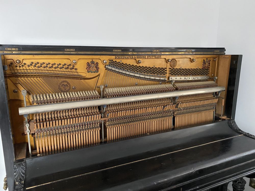 Pianina Schiedmayer & Soehne , obiect de arta - stanta an 1809