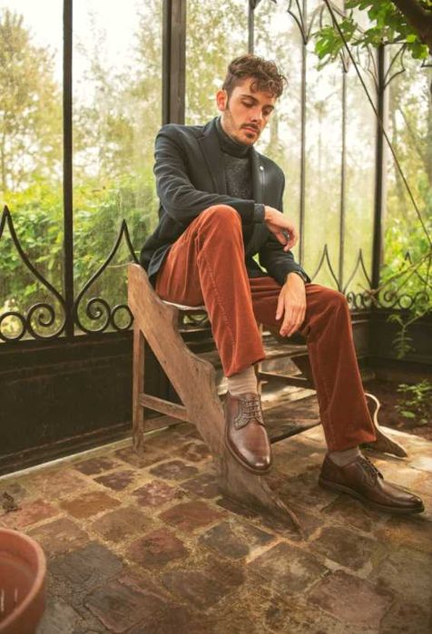 Pantofi derby de lux 42.5 43 Ambiorix piele naturala talpa Vibram