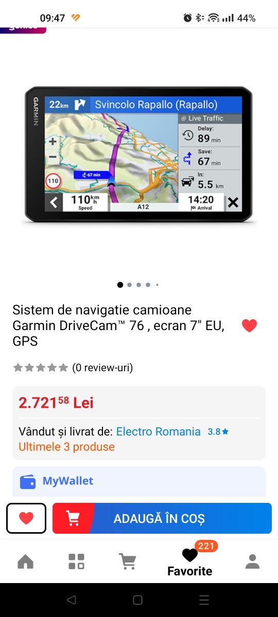 Garmin DriveCam™ 76 , ecran 7" EU, GPS