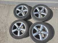 Set roti jante originale Audi R19 5x112 Q5 S-Line anvelope iarna M+S