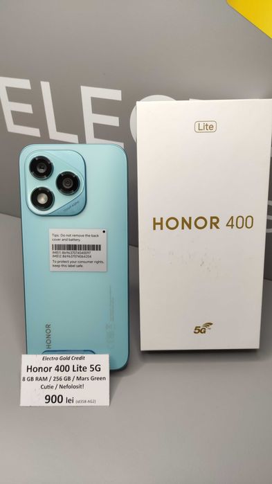 Honor 400 Lite 5G 8GB RAM/256GB/Mars Green/Produs nefolosit ID358-AG2