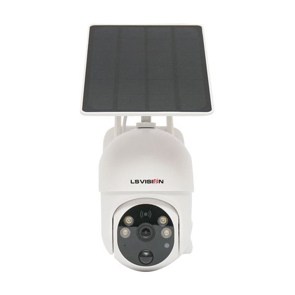 Wifi въртяща се камера за наблюдение със слънчев панел 3.5w, ptz, 1080