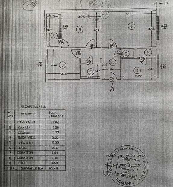 Vânzare rapidă apartament 3 camere Parc IOR