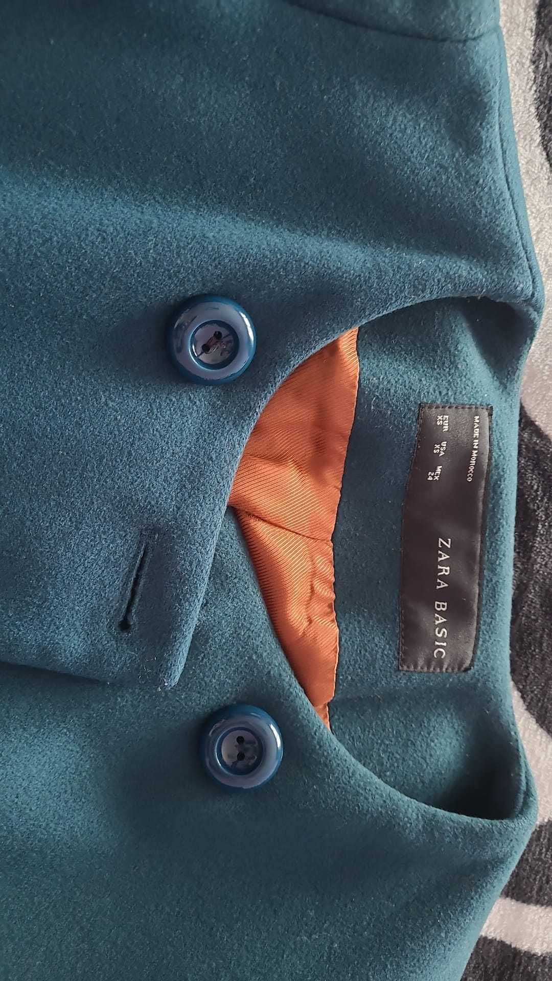 Palton Zara albastru