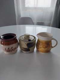 Lot 3 vase vintage din ceramică