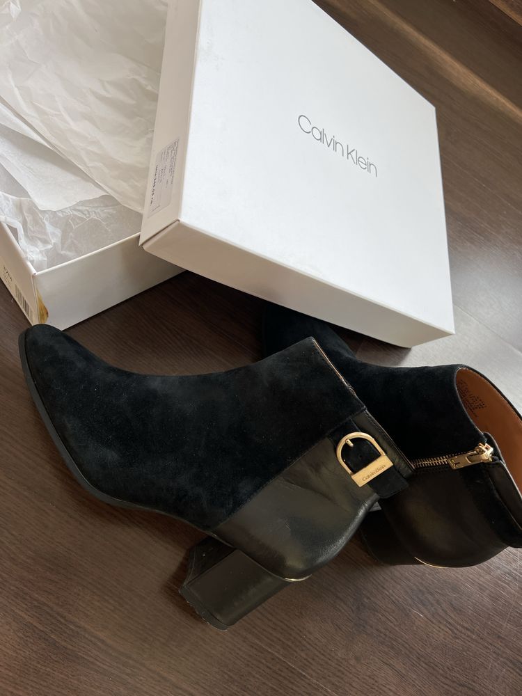 Calvin Klein,Vicenza - страхотни кожени боти