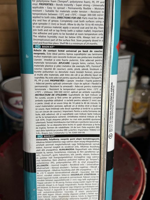 Bison universal sigilat la 4,5 l