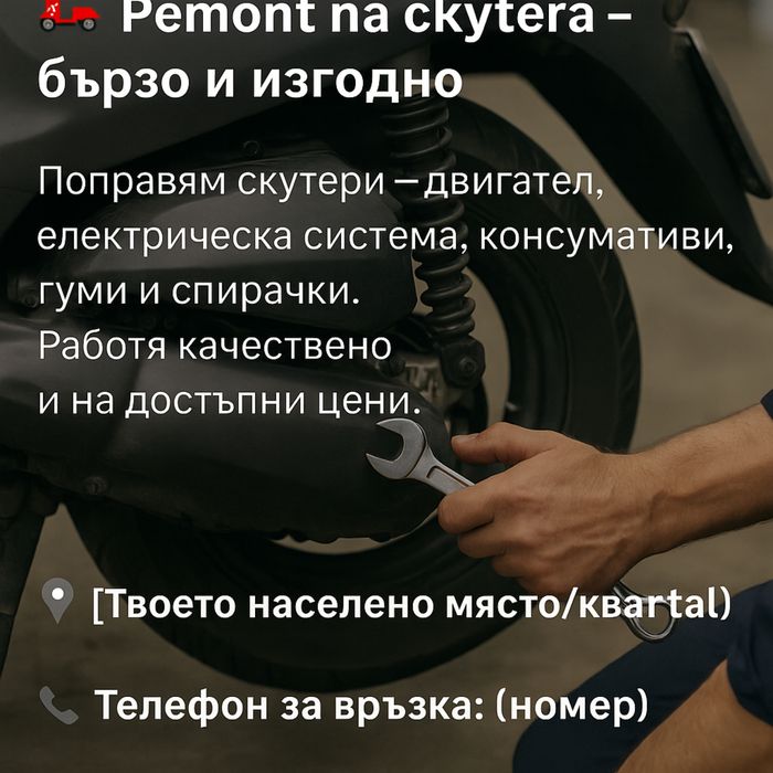 Поправка на скутери
