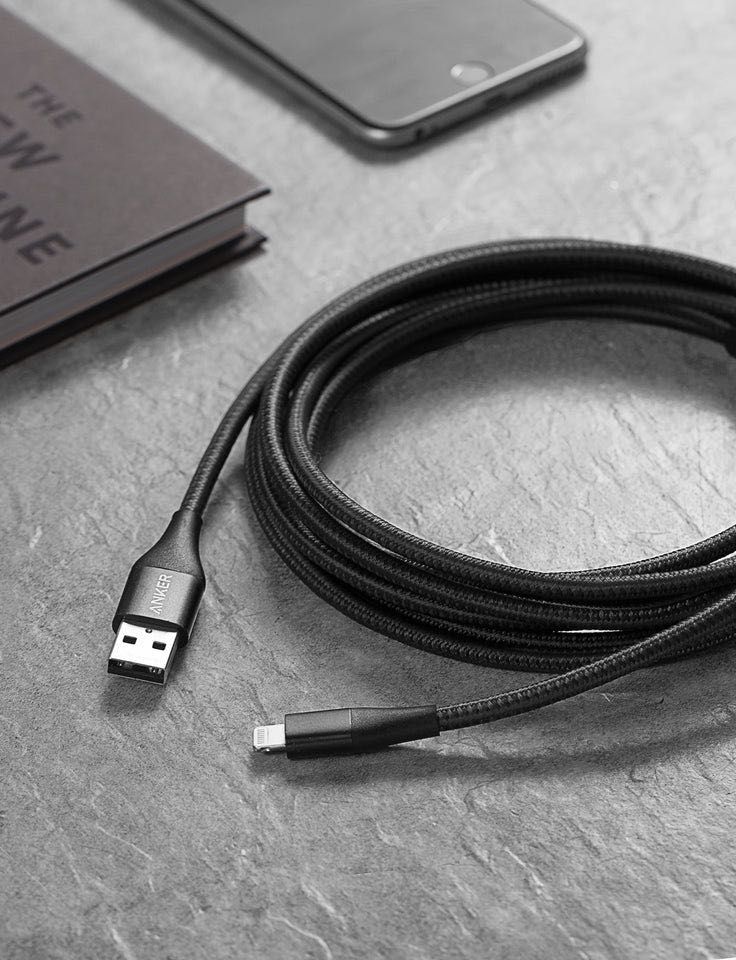 ANKER, Powerline+ II. 1.8метр USB шнур  Lightning для iPad и iPhone