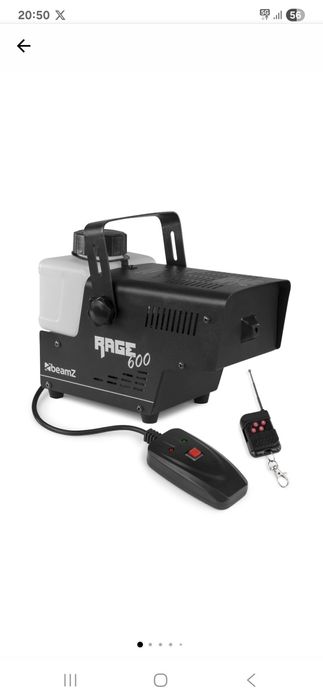 Masina de fum wireless BeamZ Rage 600w, 500ml