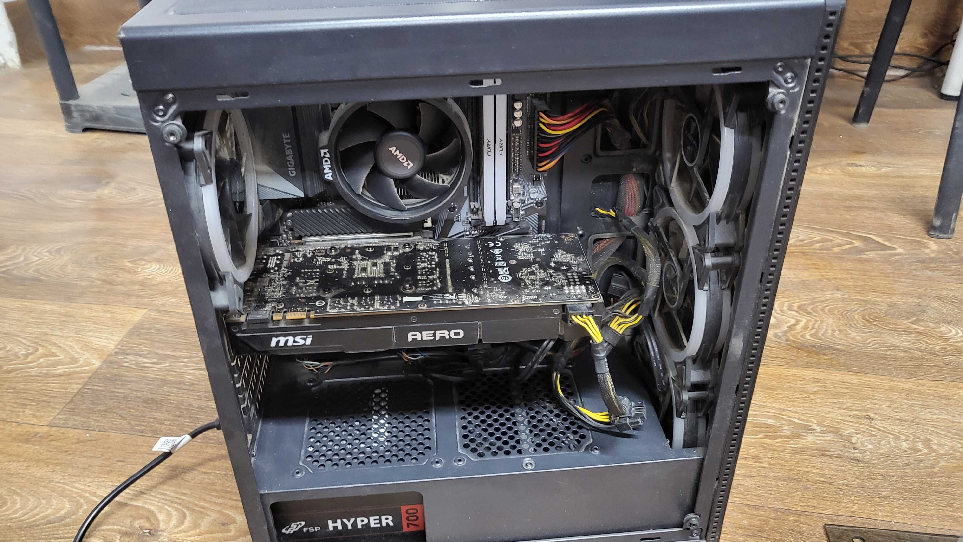 Геймърски компютър Ryzen 7 5700G | GTX 1070 8 GB | 32 GB RAM