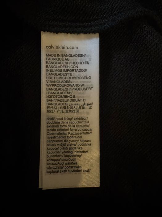 Hanorac Barbati Calvin Klein, Negru, Marimea XL (NOU CU ETICHETA)