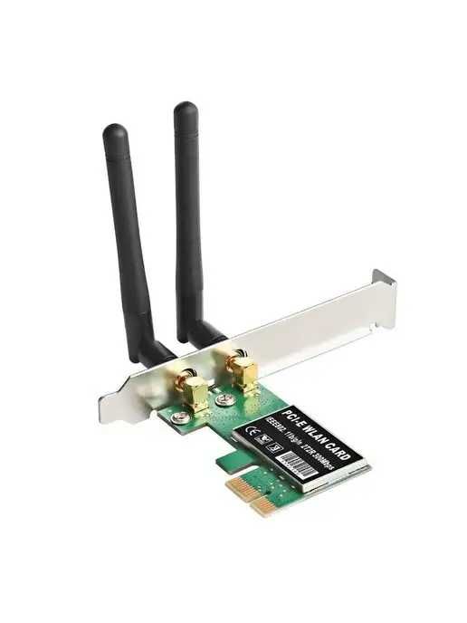 WIFI адаптер PCI-E 300Mbps новый в упаковке с гарантией.
