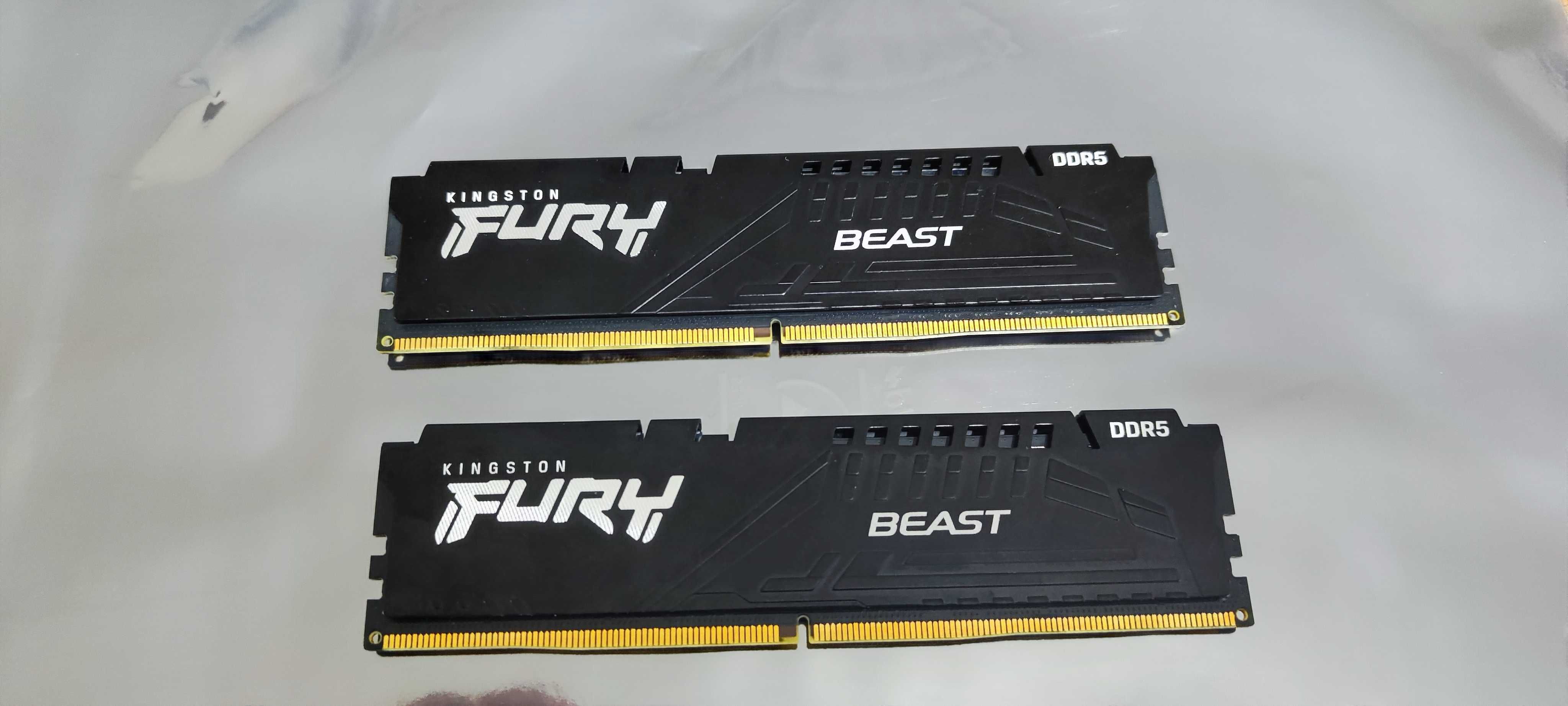 Продавам рам Kingston FURY Beast DDR5 Kit KF552C36BBEK2-32 GB (2x16GB)