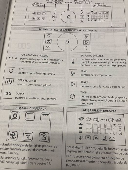 Vind cuptor whirlpool al 6 lea simt