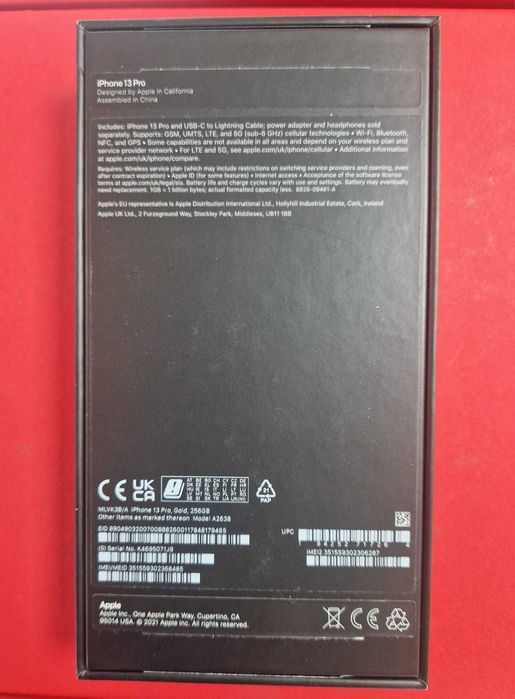 iPhone 13 PRO, 256 GB, Gold