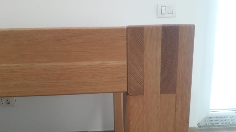 Vand masa din lemn masiv stejar dimensiune 180x88 cm