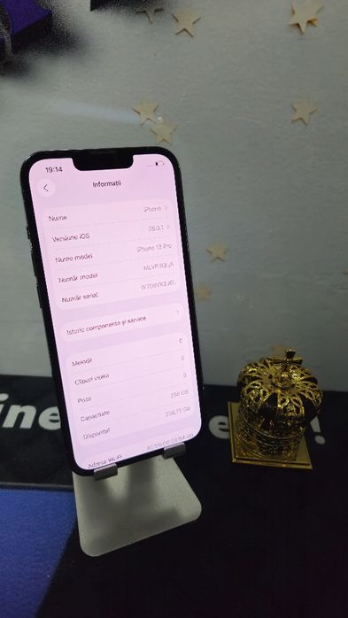iPhone 13 PRO 256GB Baterie Originală:75%.Preṭ fix!