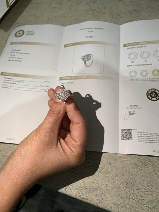Inele tiffany cu diamante NATURALE cadou perfect