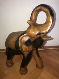 Elefant statuie Kenya,sculptata in lemn masiv