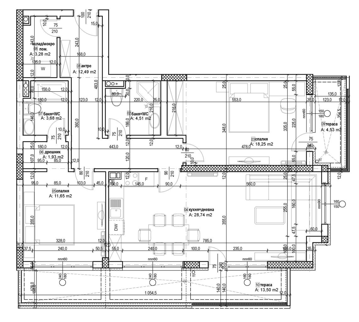 Продава се Тристаен апартамент в София, Кръстова вада - 139 кв.м за 2350 €/кв.м - Снимка #1