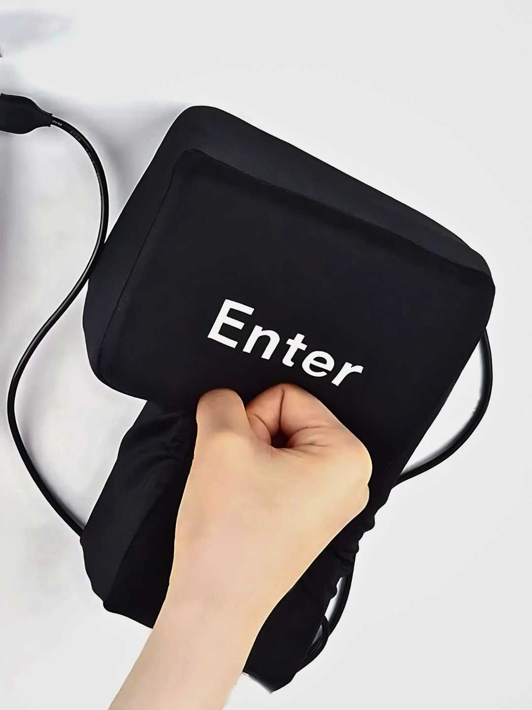 Enter katta tugmasi, yostiq, dasturchilar uchun sovg‘a, big enter