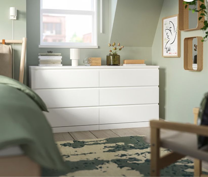 Comoda Malm IKEA cu 6 sertare