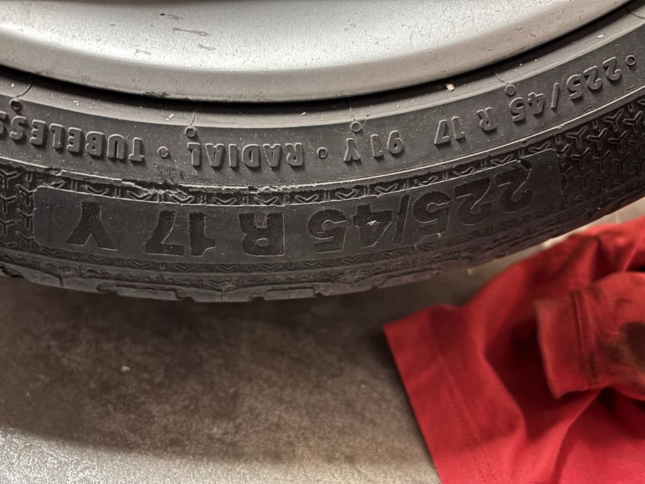 Оригинални джанти за Mercedes 17” с гуми+фланци E-class & C-class