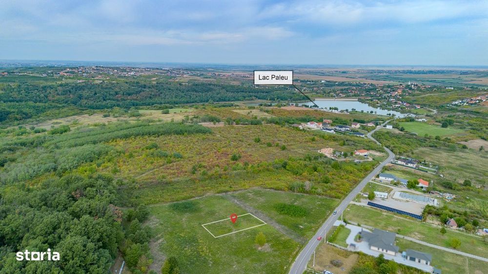 Teren intravilan -700 mp in Paleu, Bihor- intre padure si lac, cu PUZ