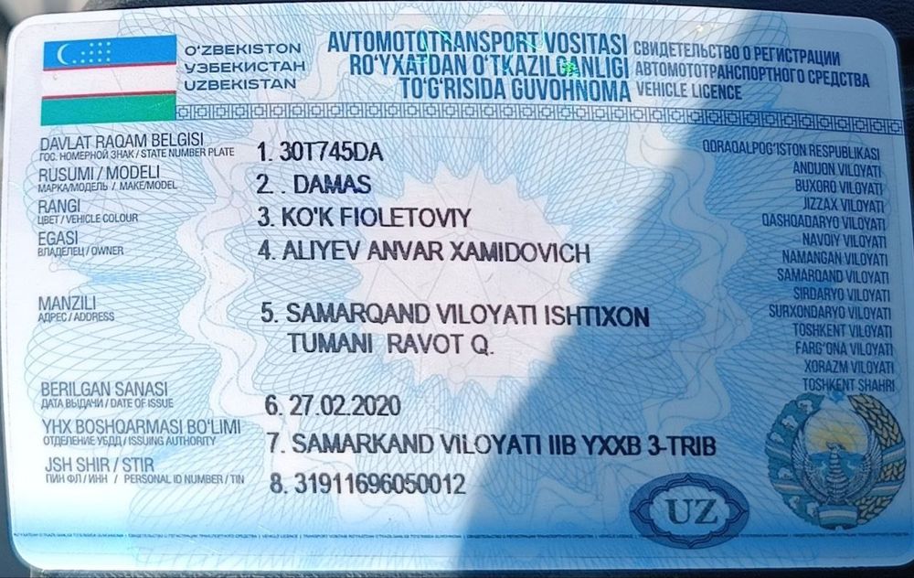 Damas sotiladi propanda