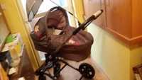 комбинирана детска количка, бебешко кошче за кола, вана