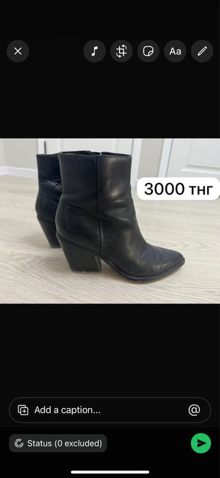 Сапоги осенние….